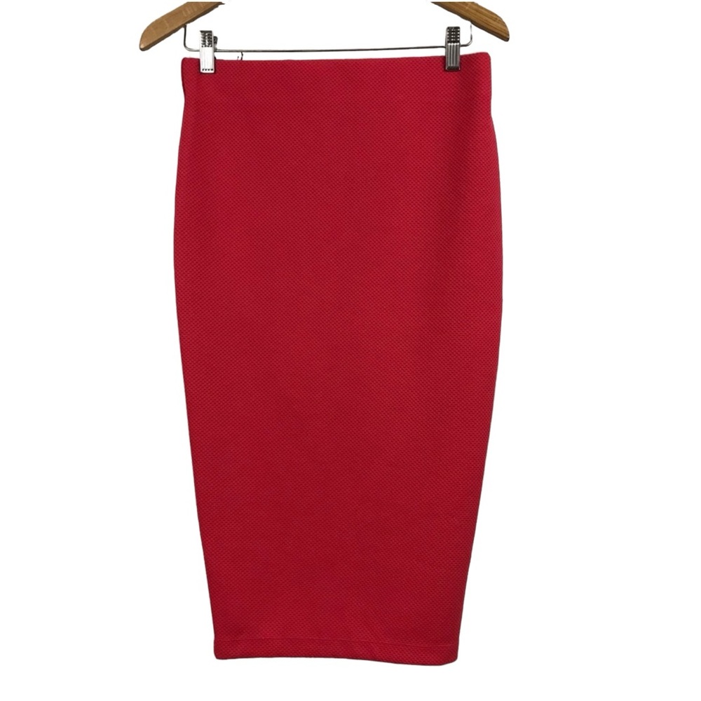 Courtenay Pencil Skirt Coral S